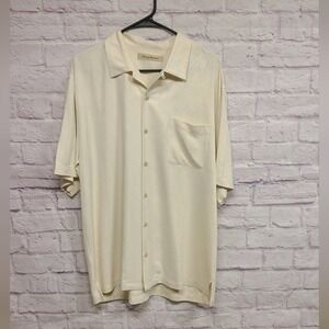 Tommy Bahama Men's Ivory Casual Button Down Shirt